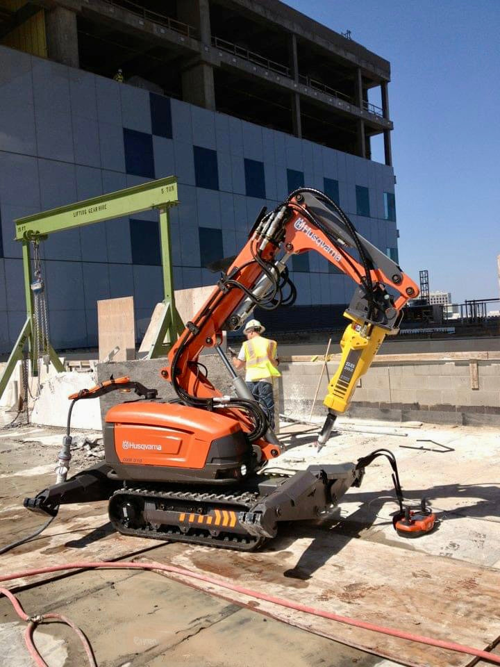 Image of a drill on a worksite