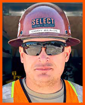 Headshot of Cody Benge - CEO of Select Concrete Services