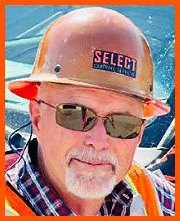 Headshot of John Benge - President of Select Concrete Services